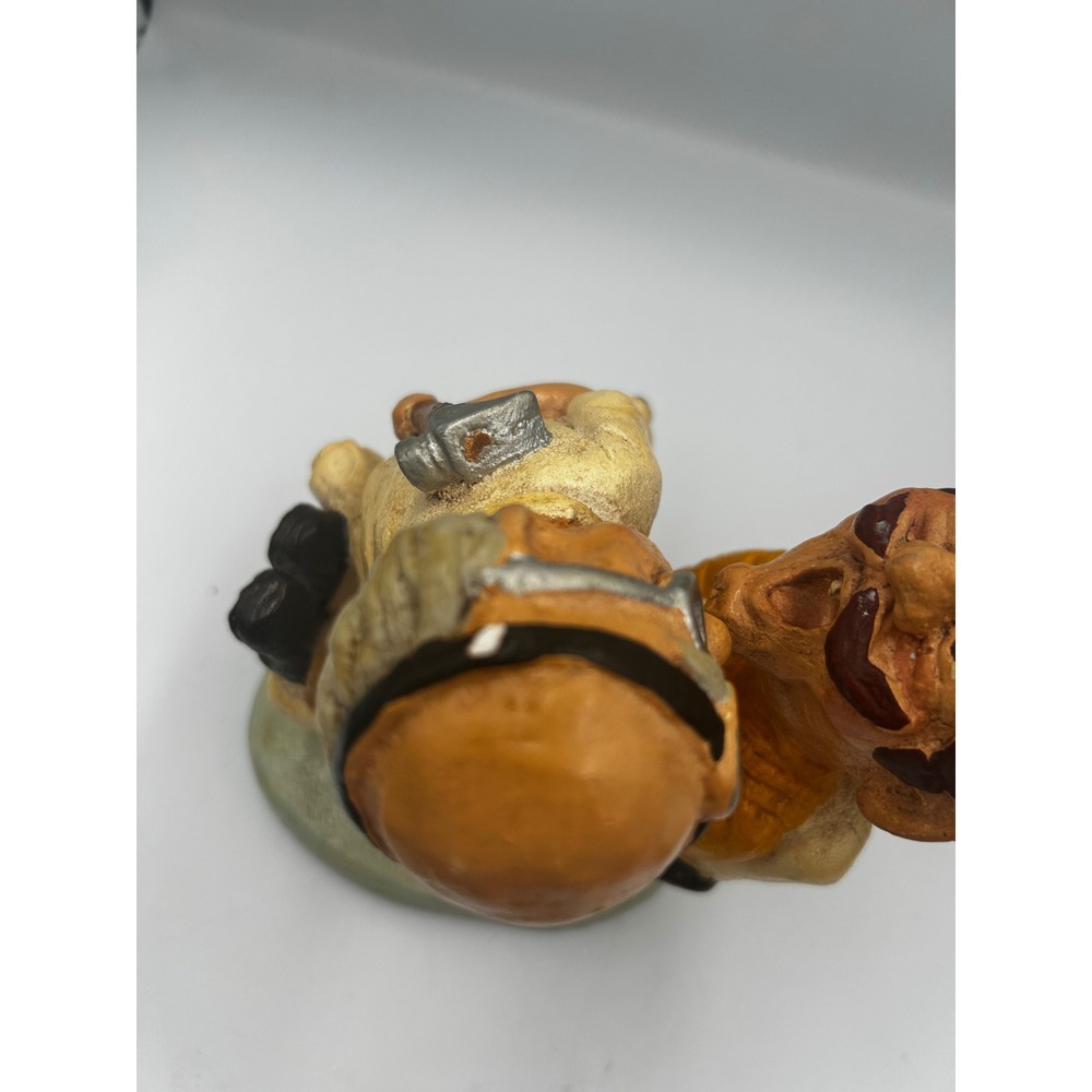 Vintage Marwal Chalkware Dentist and Patient Figurine Humorous Caricature Statue - Picture 7 of 7